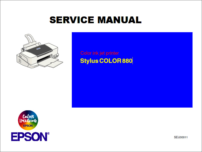 EPSON color-880 Service Manual-1